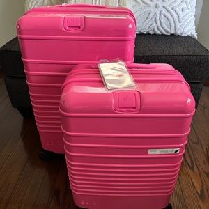 Barbie x beis carry on and 26in luggage set